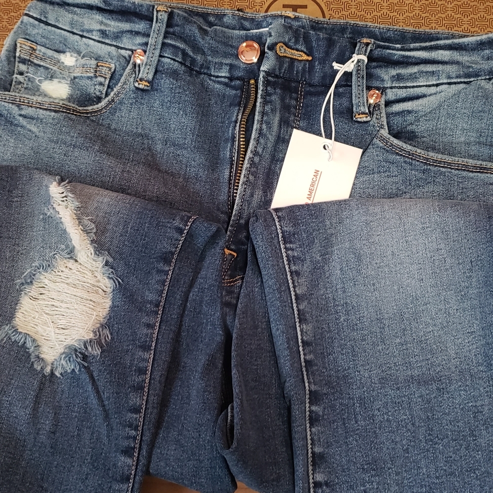 Ladies size 12 good American jeans